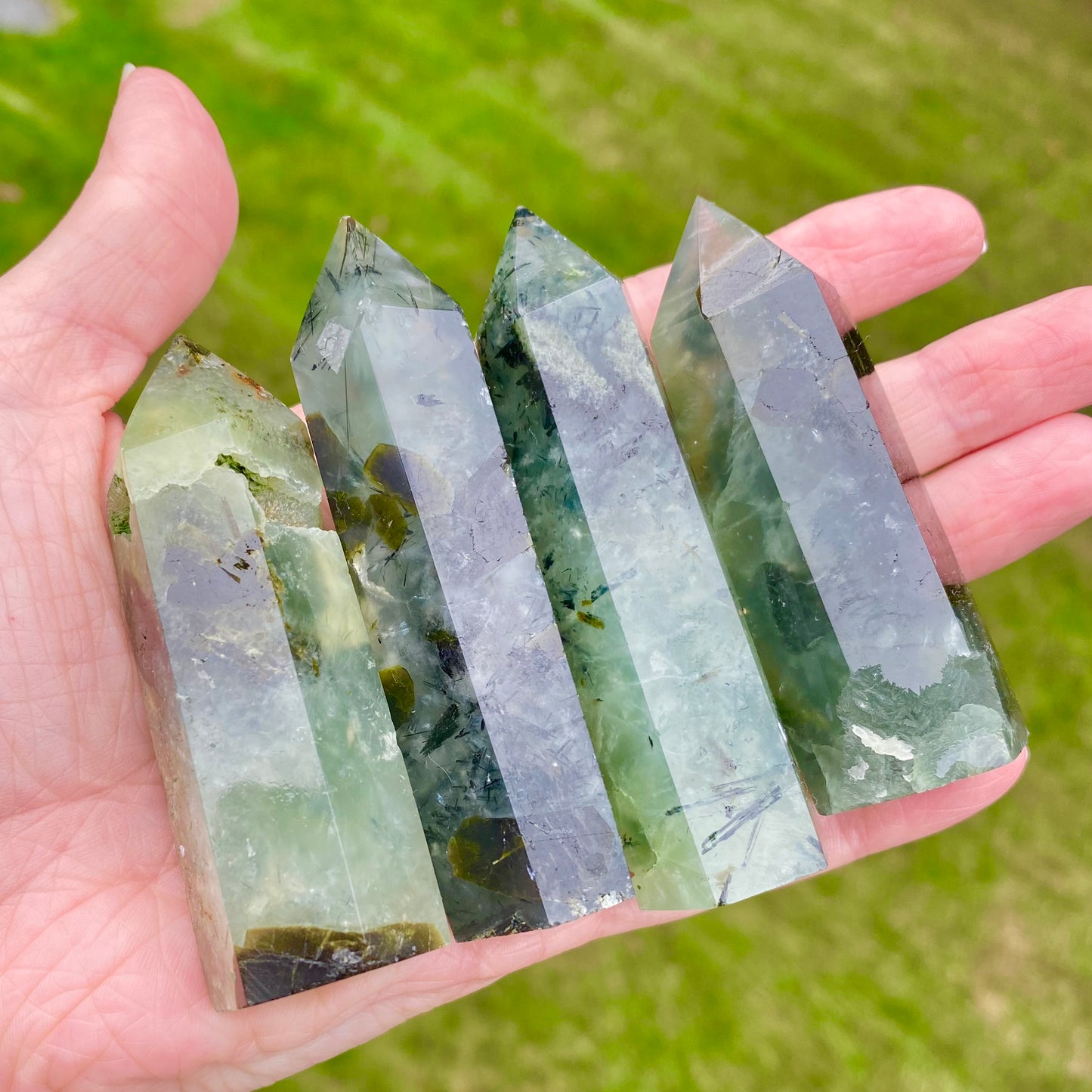 Epidote in Prehnite Tower