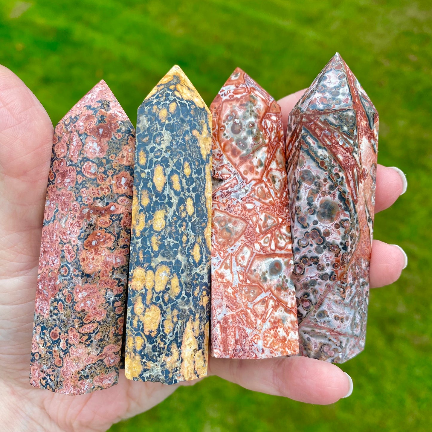 Leopard Skin Jasper Tower