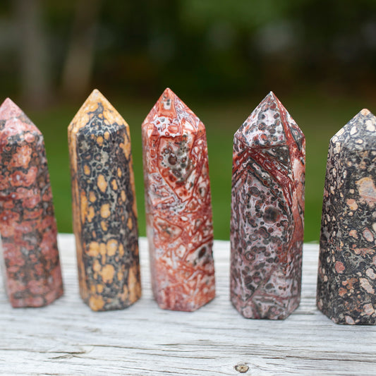 Leopard Skin Jasper Tower