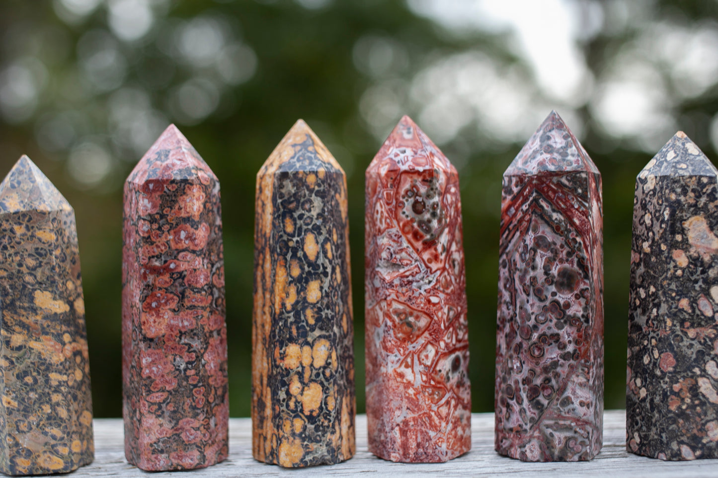 Leopard Skin Jasper Tower