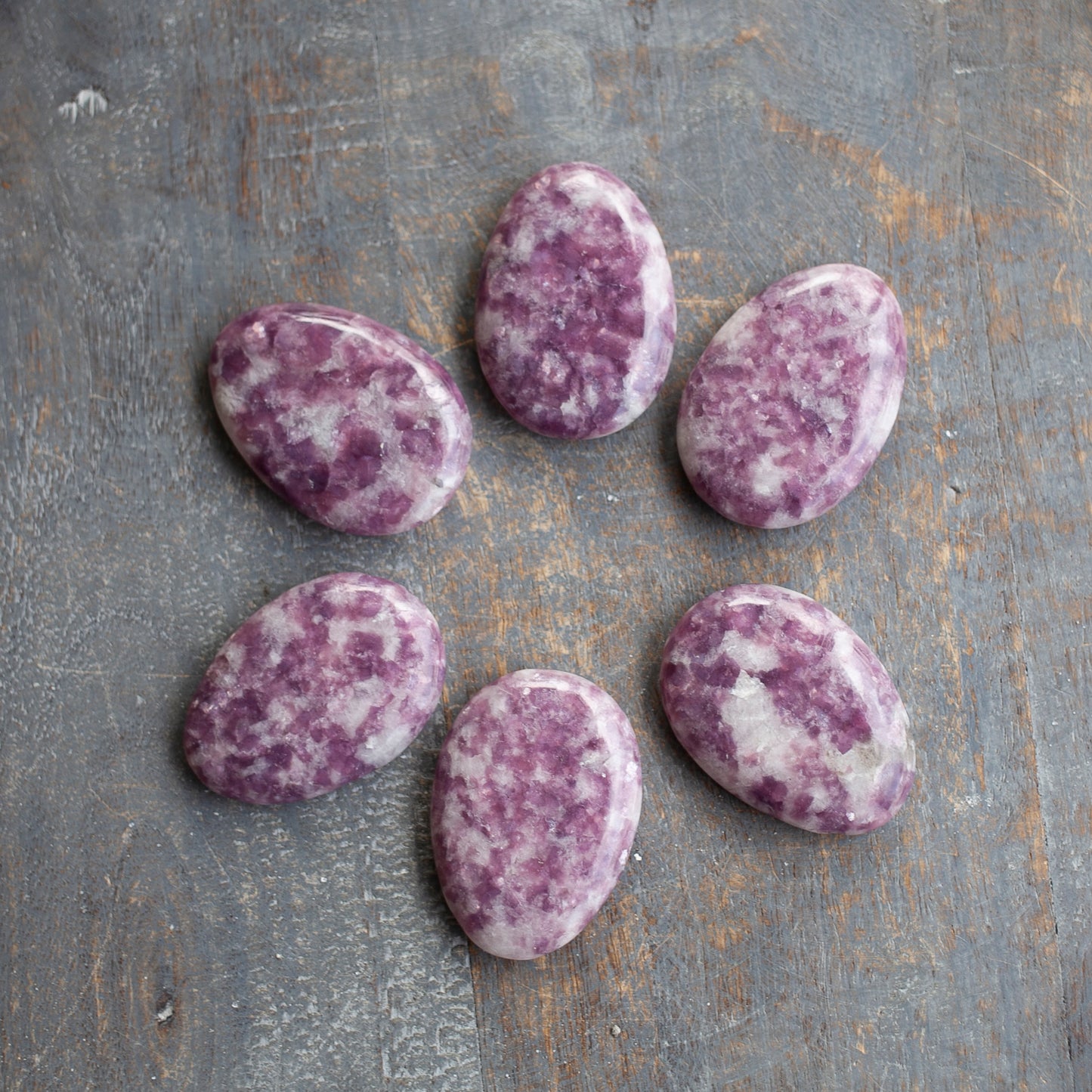 Lepidolite Worry Stone
