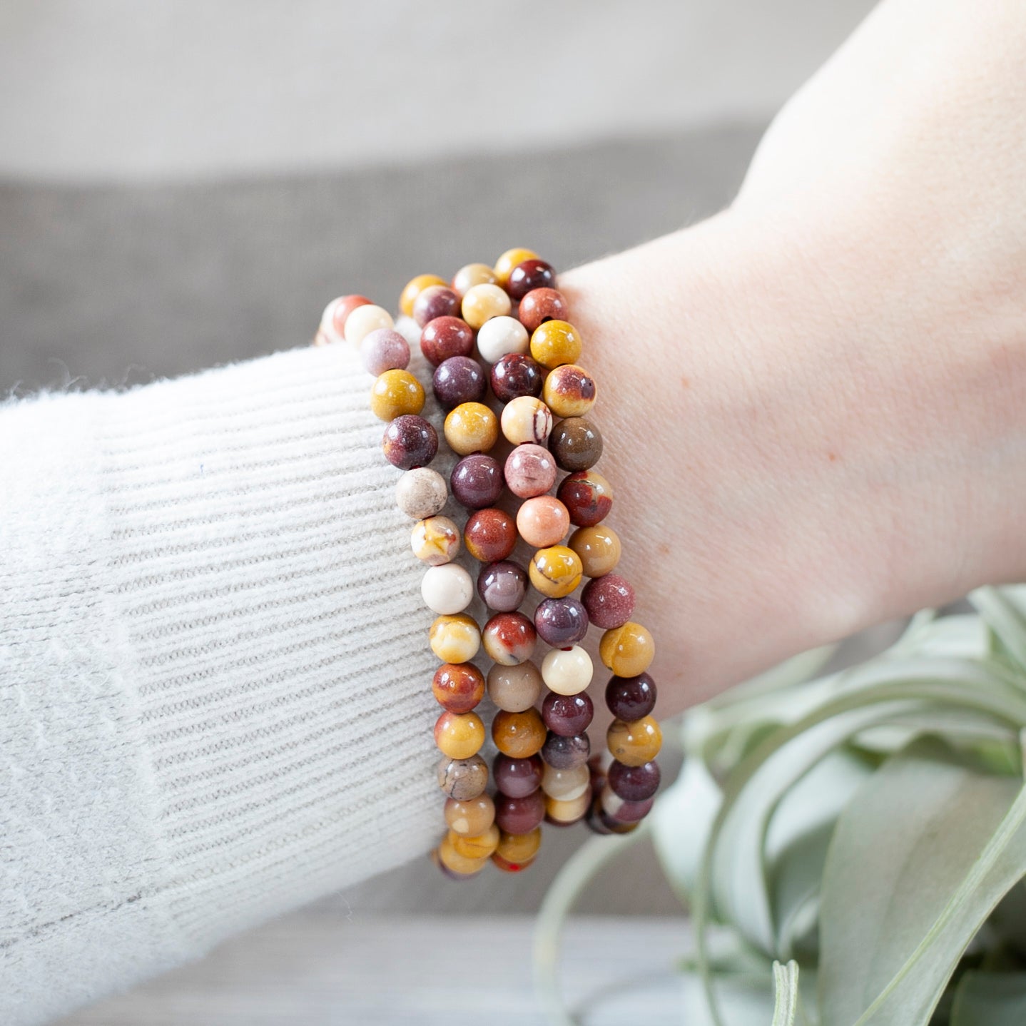 Mookaite Bracelet, 6mm