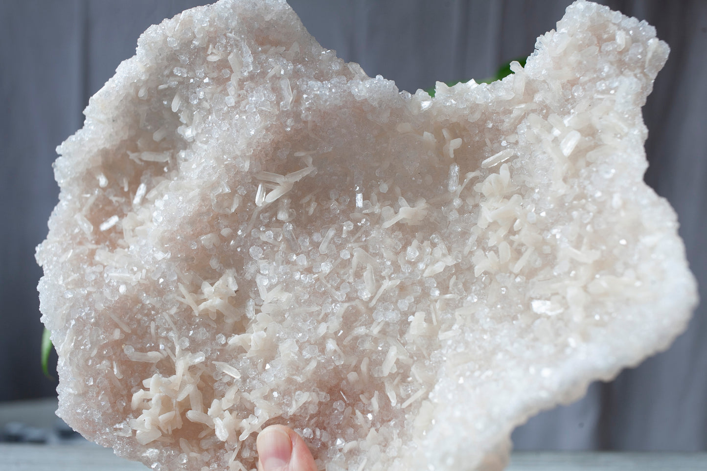 Beautiful Pink Apophyllite Plate with Stilbite