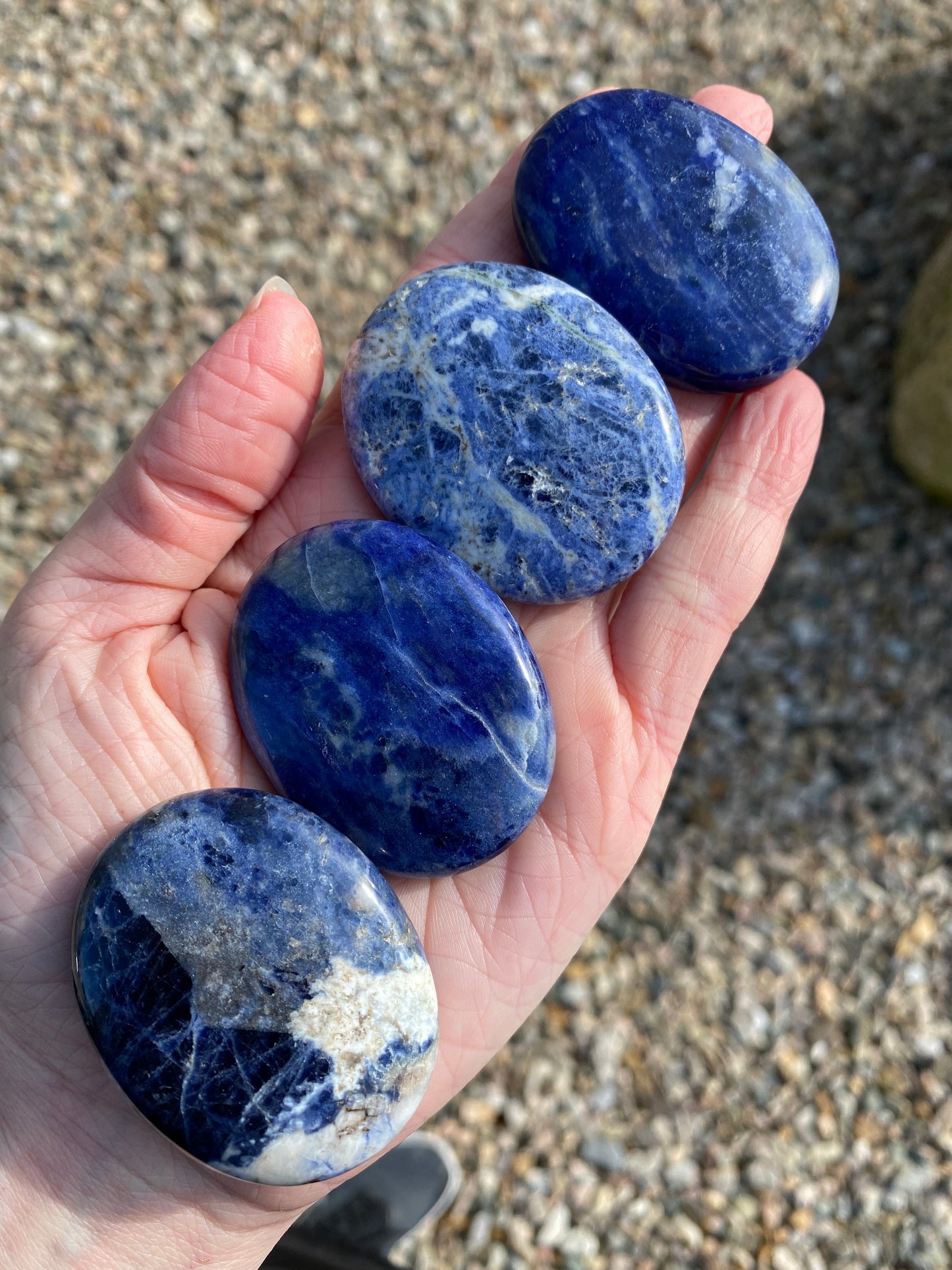 Sodalite Worry Stone