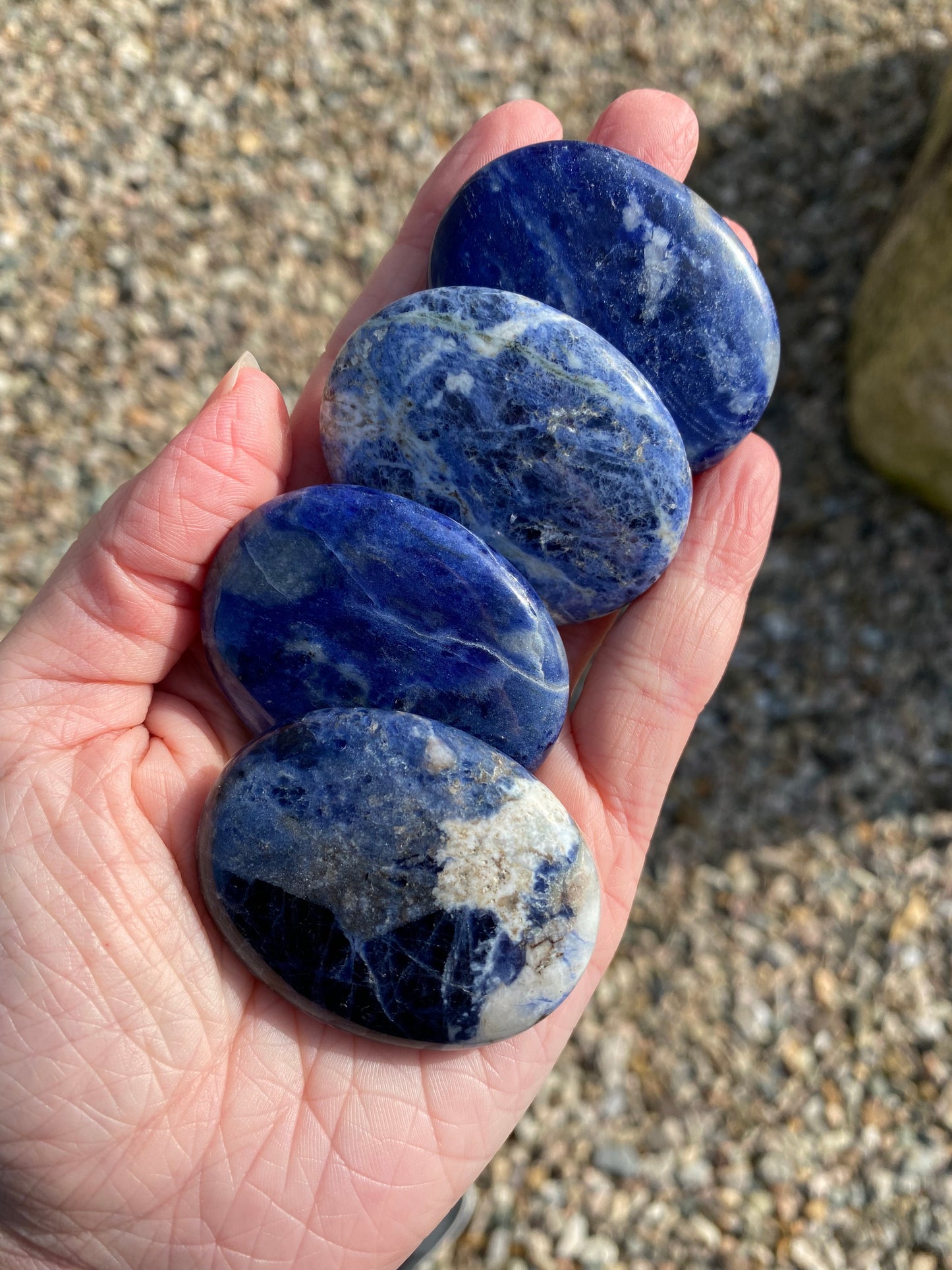 Sodalite Worry Stone