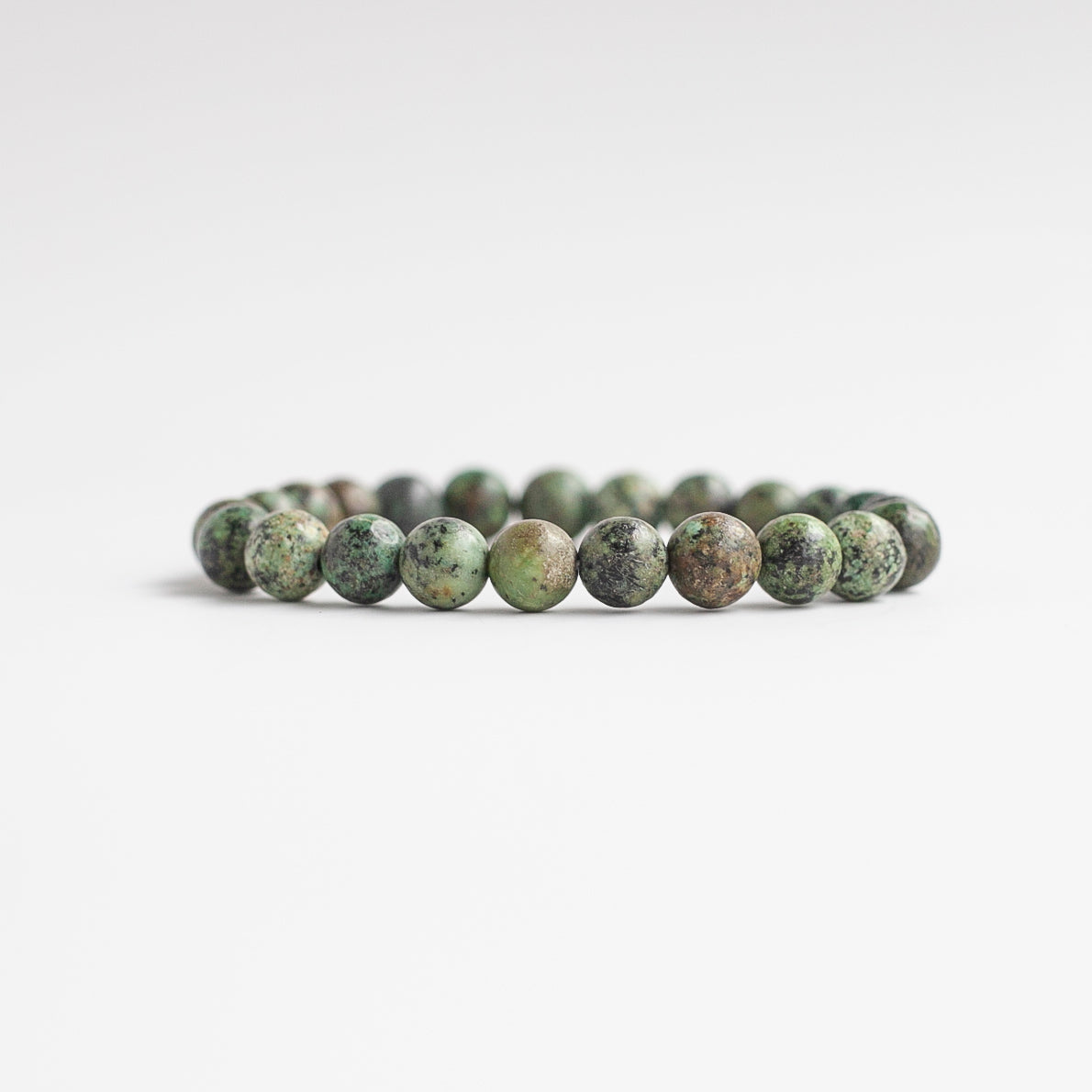 Turquoise Bead Bracelet, 8mm