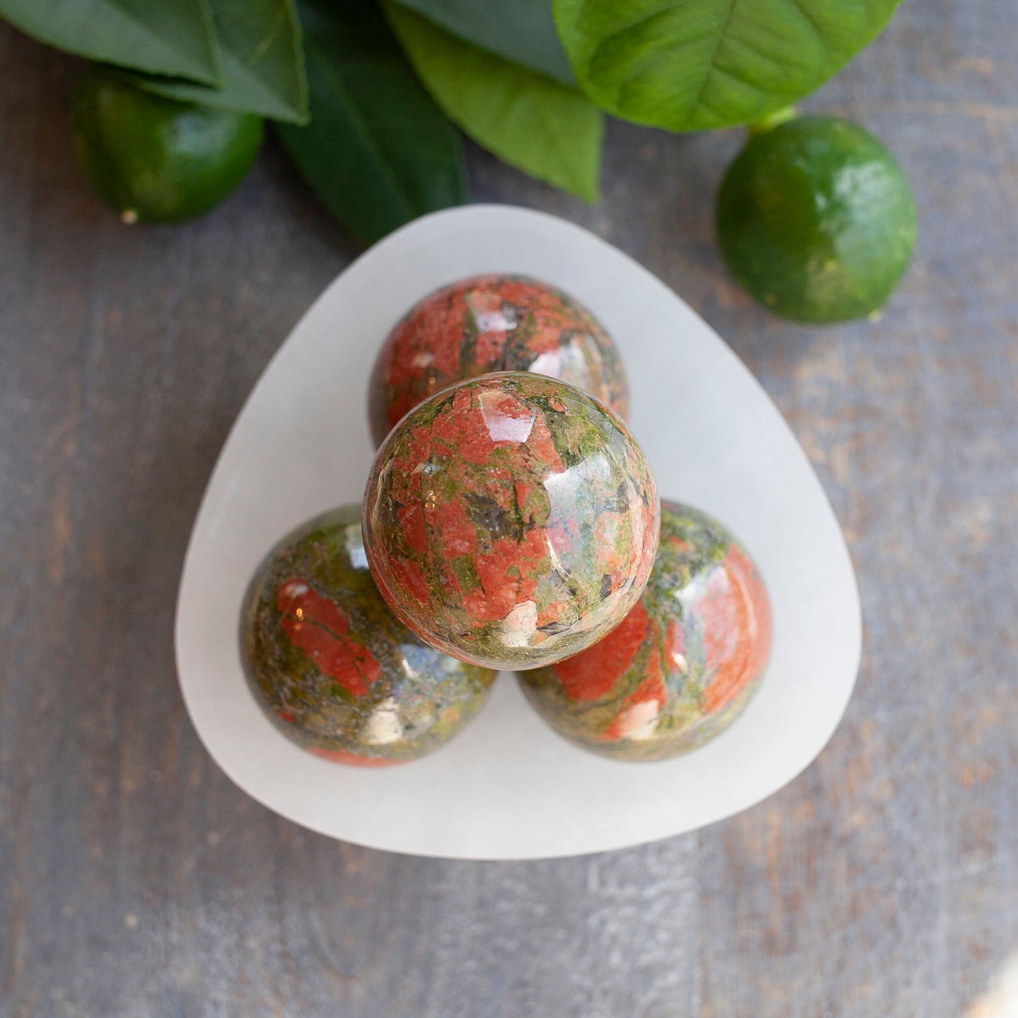 Unakite Sphere, 1.5in