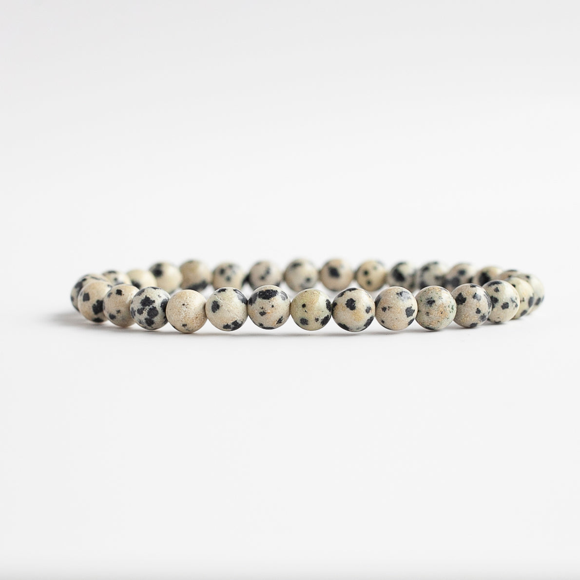 Dalmatian Jasper Bracelet, 6mm