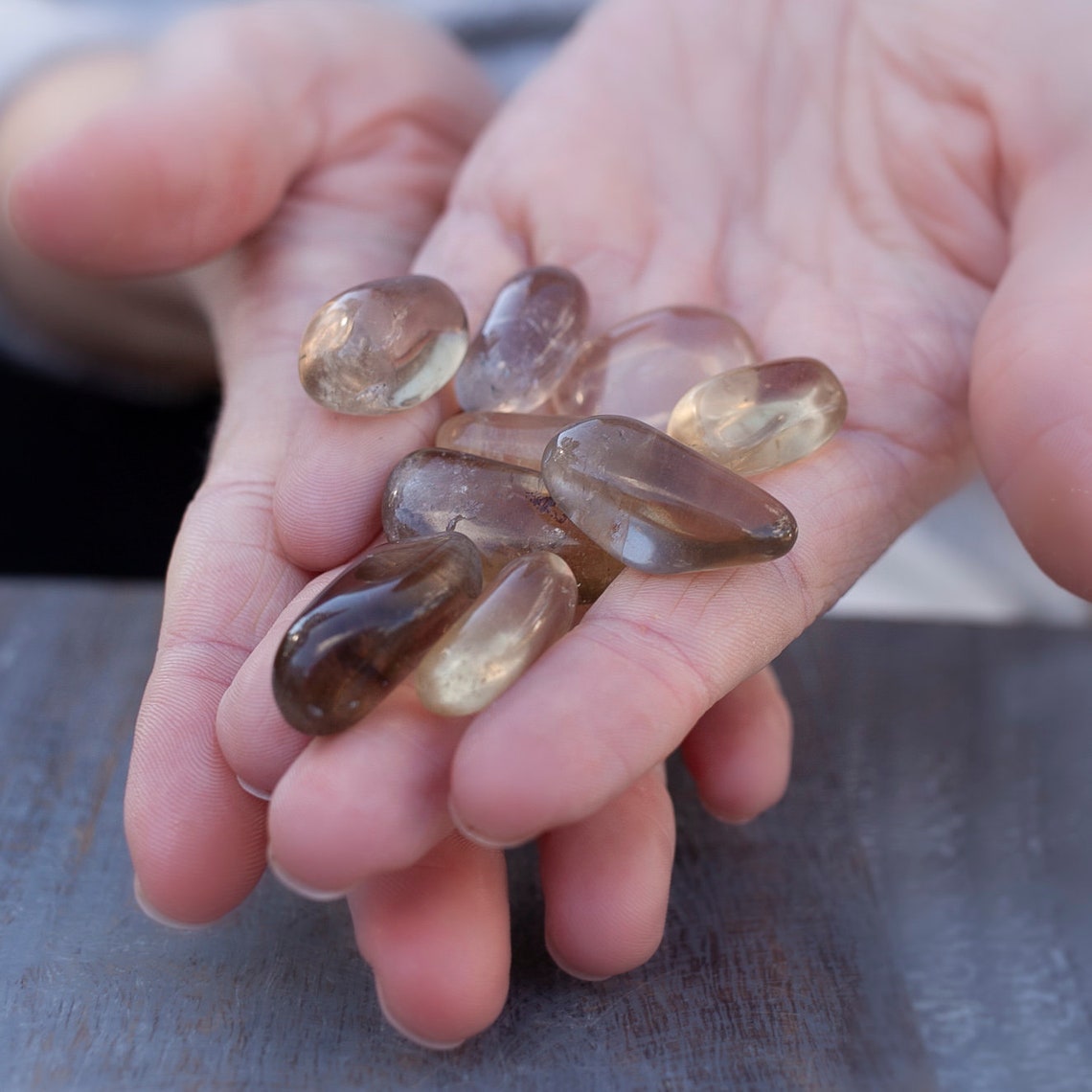 Natural Citrine Stone, Smoky Citrine