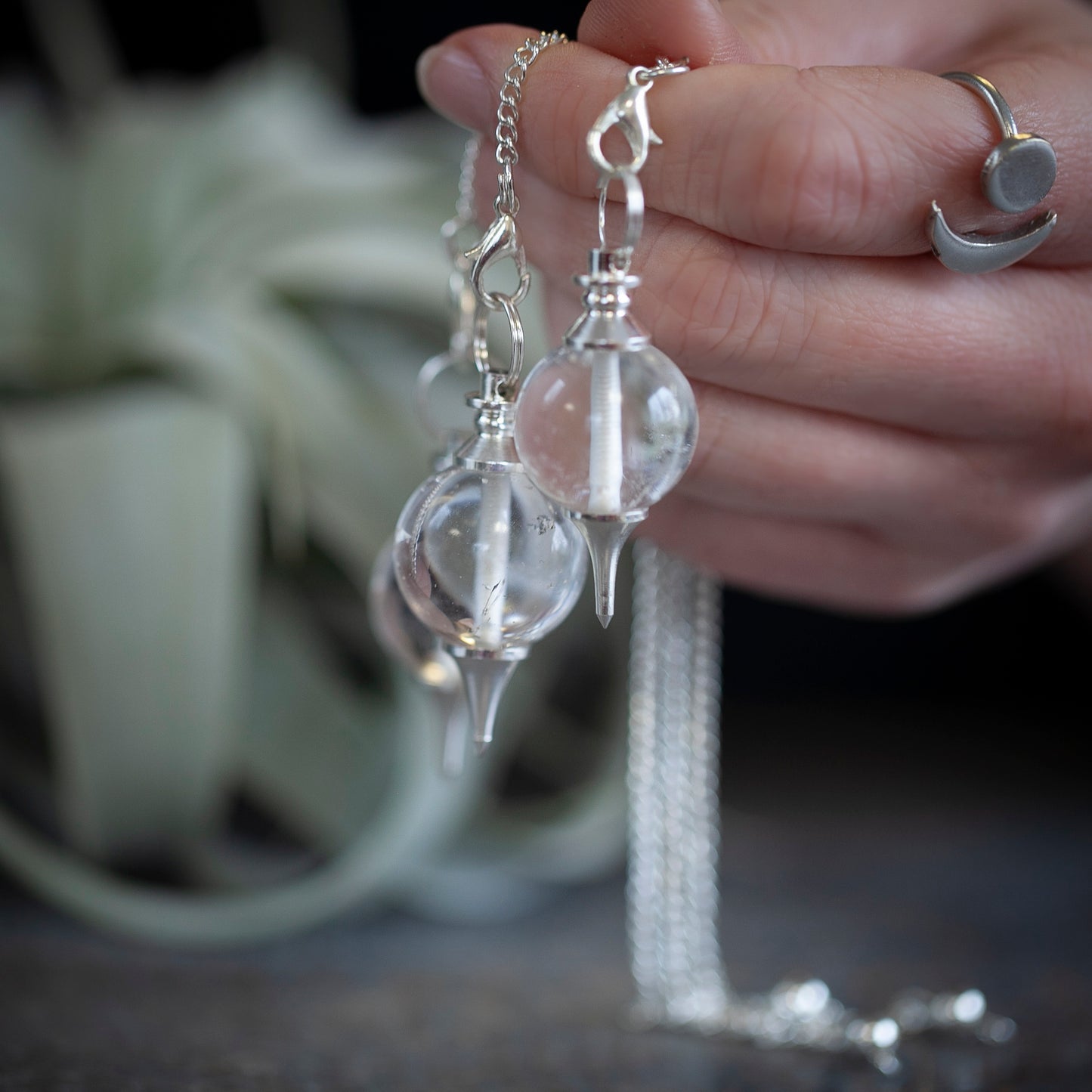 Clear Quartz Pendulum