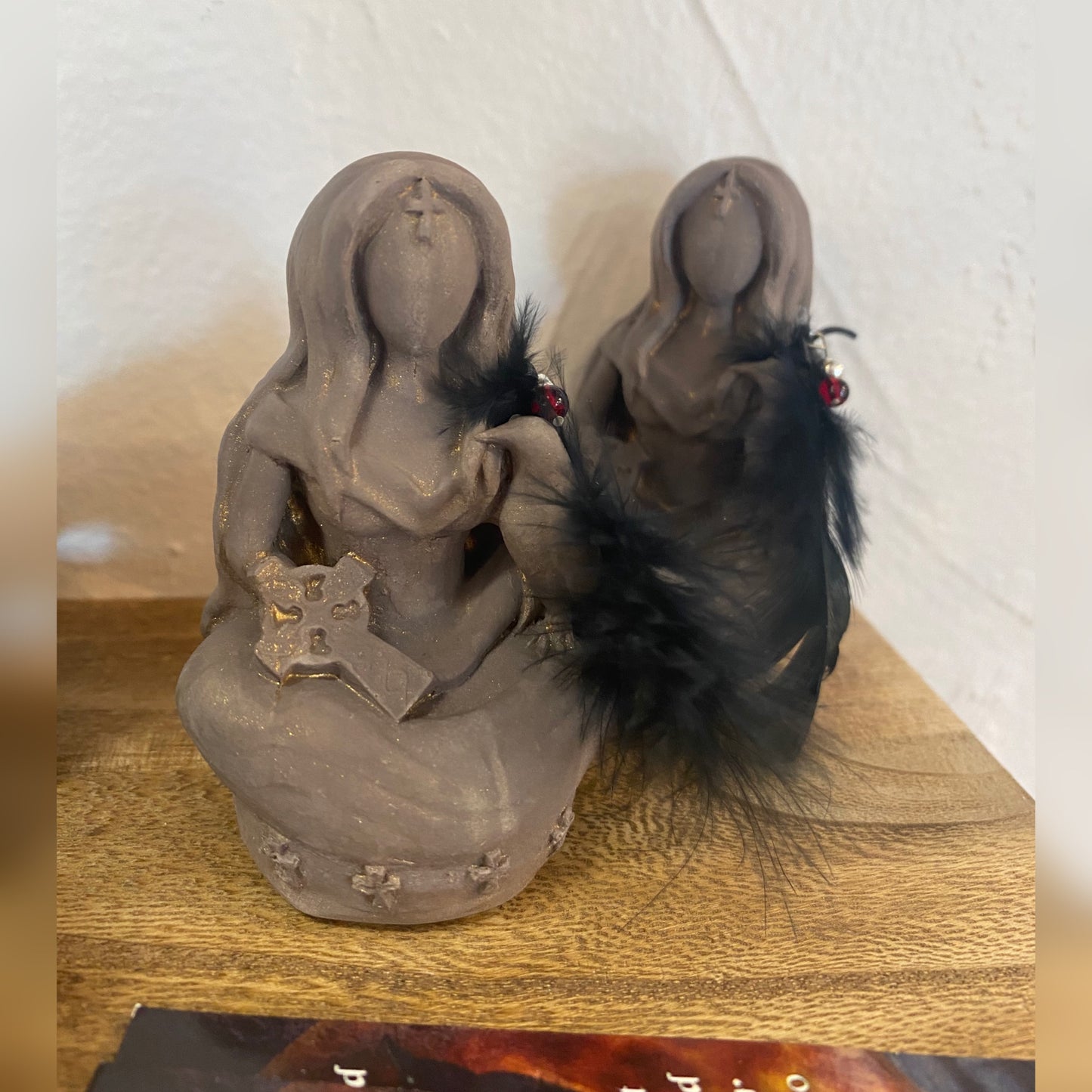 Morrigan Goddess Sculpture, Raven Goddess