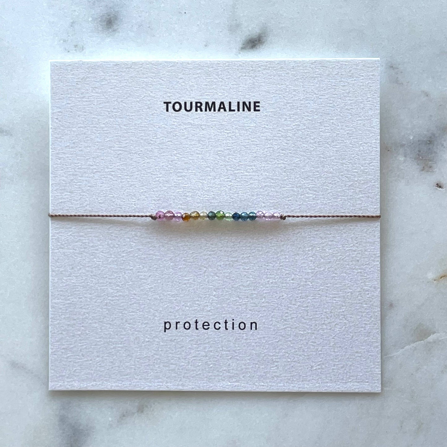 Watermelon Tourmaline Bracelet- Protection, Soulsilk