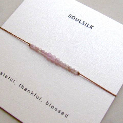 Kunzite Bracelet- Special Edition, Soulsilk