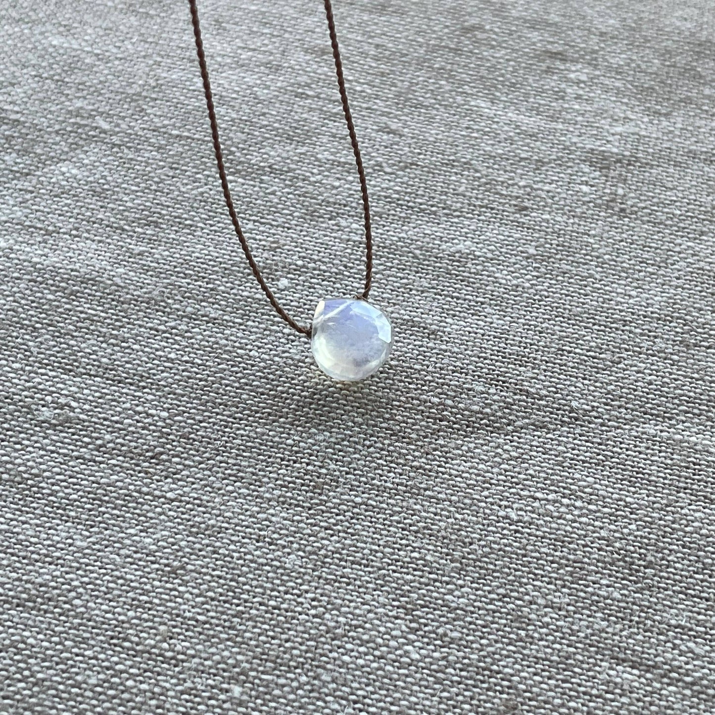 Rainbow Moonstone Necklace- New Beginnings, Soulsilk