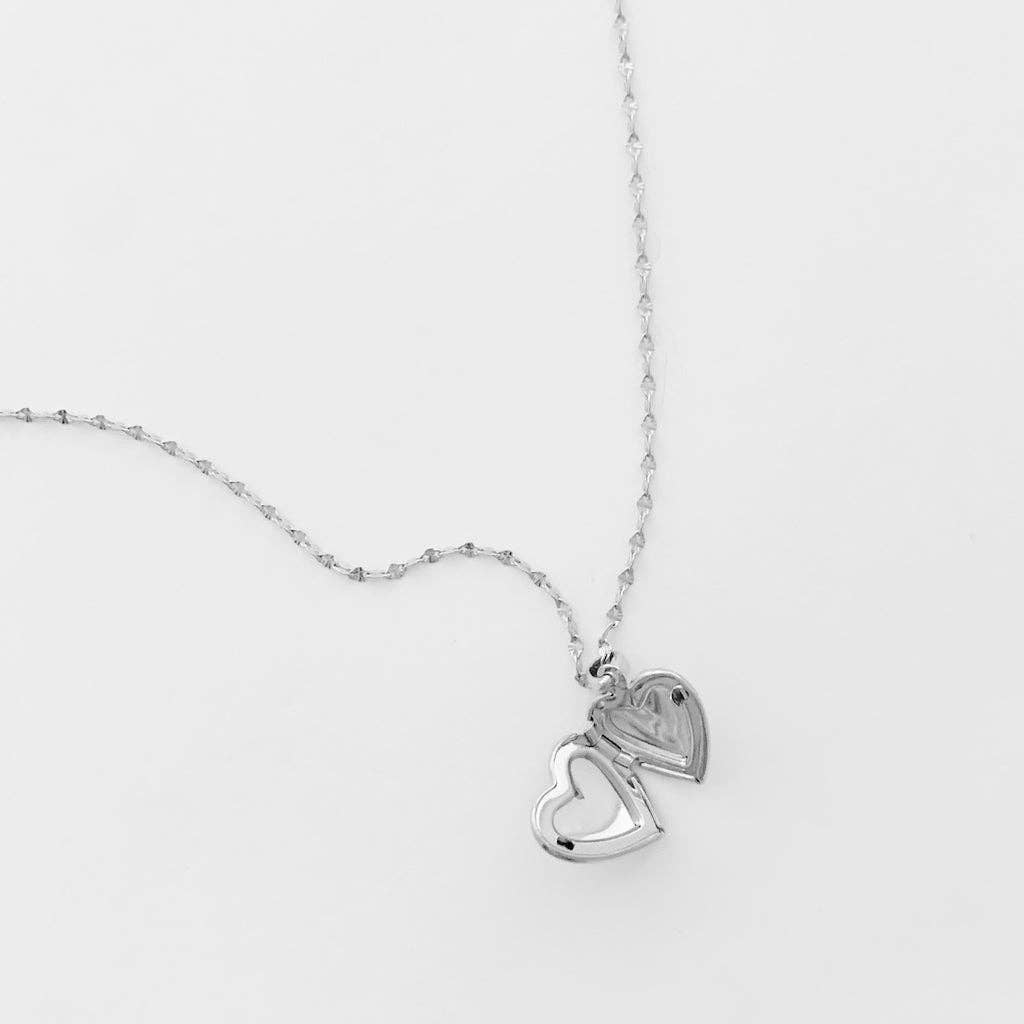 Heart Locket, Silver