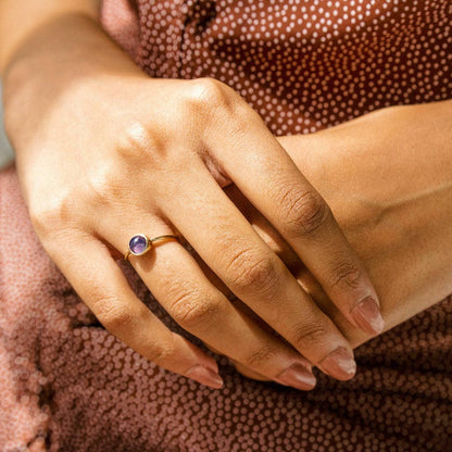 Simple Gold Mood Ring