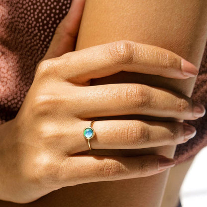 Simple Gold Mood Ring