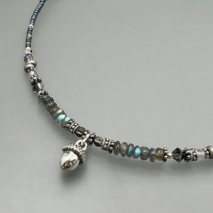 Acorn Labradorite Jewelry Collection, Handmade in Wisconsin