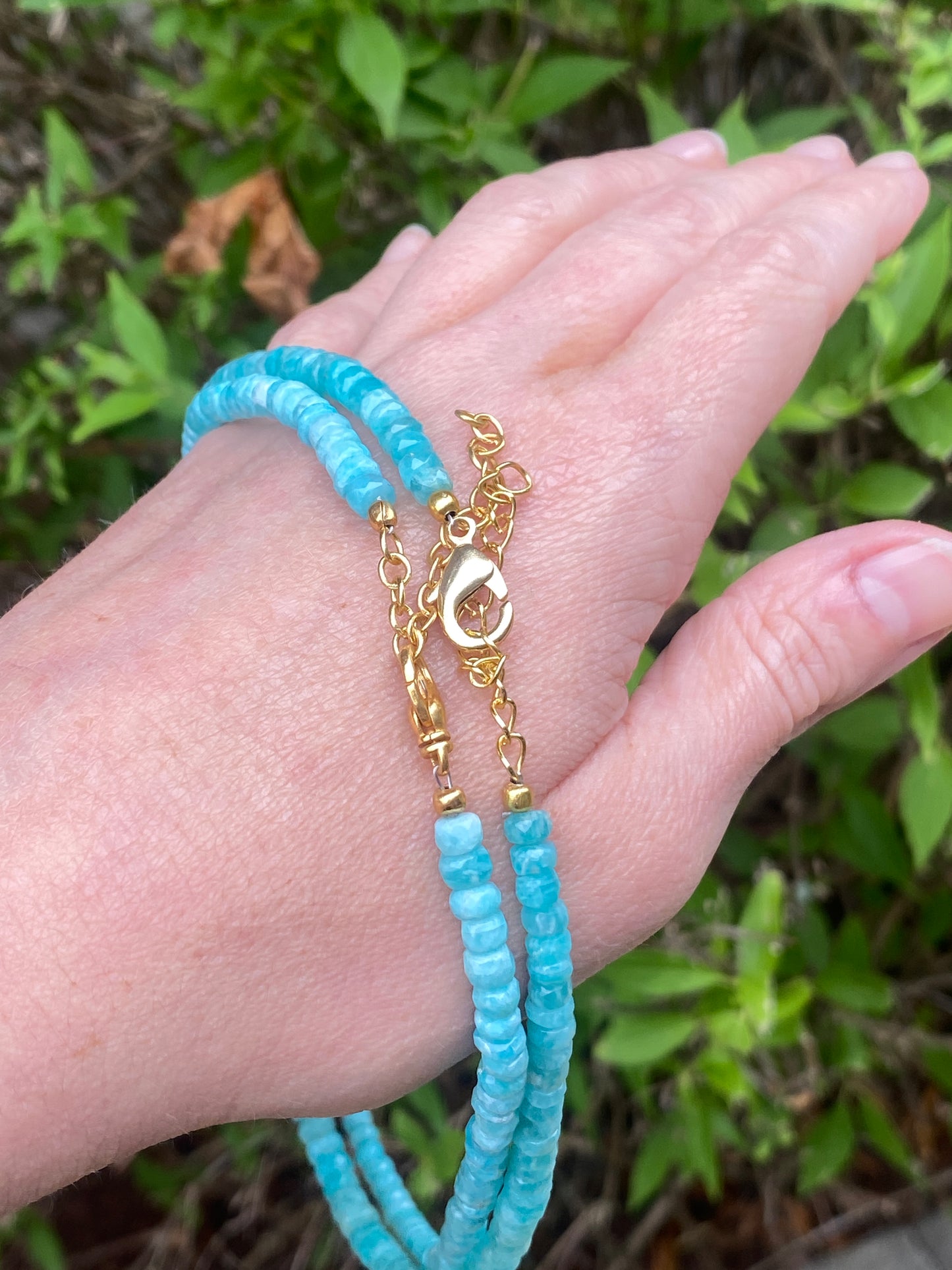 Teal Amazonite Necklace