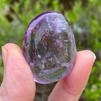 Gemmy Light Purple Amethyst Worry Stone