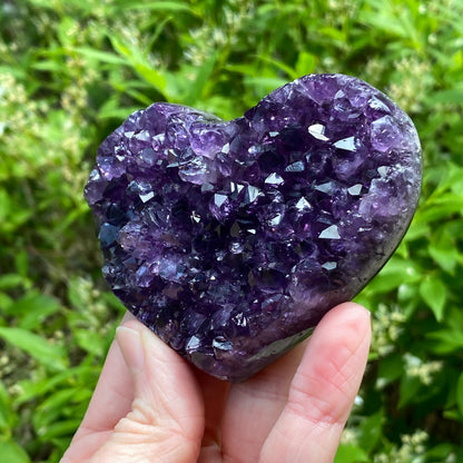 Amethyst Geode Heart, Exact Shown