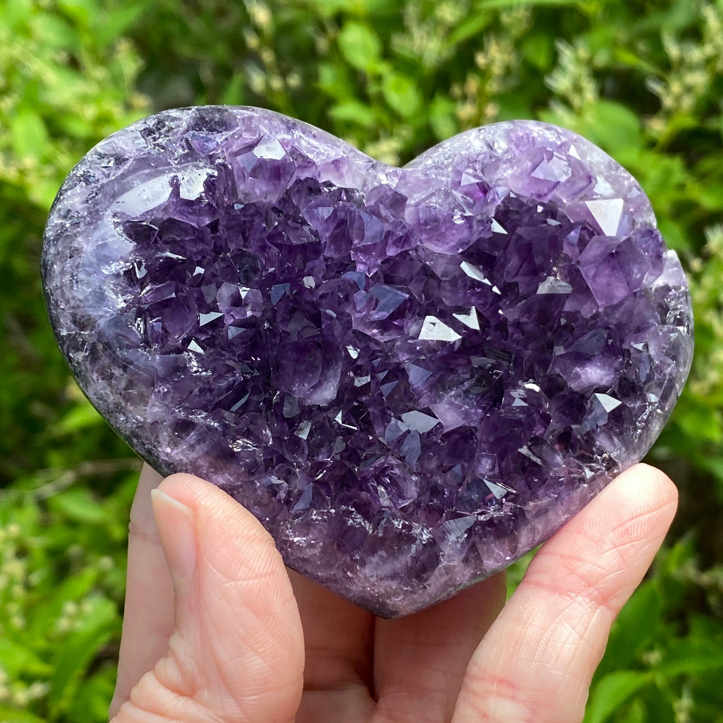Amethyst Geode Heart, Exact Shown