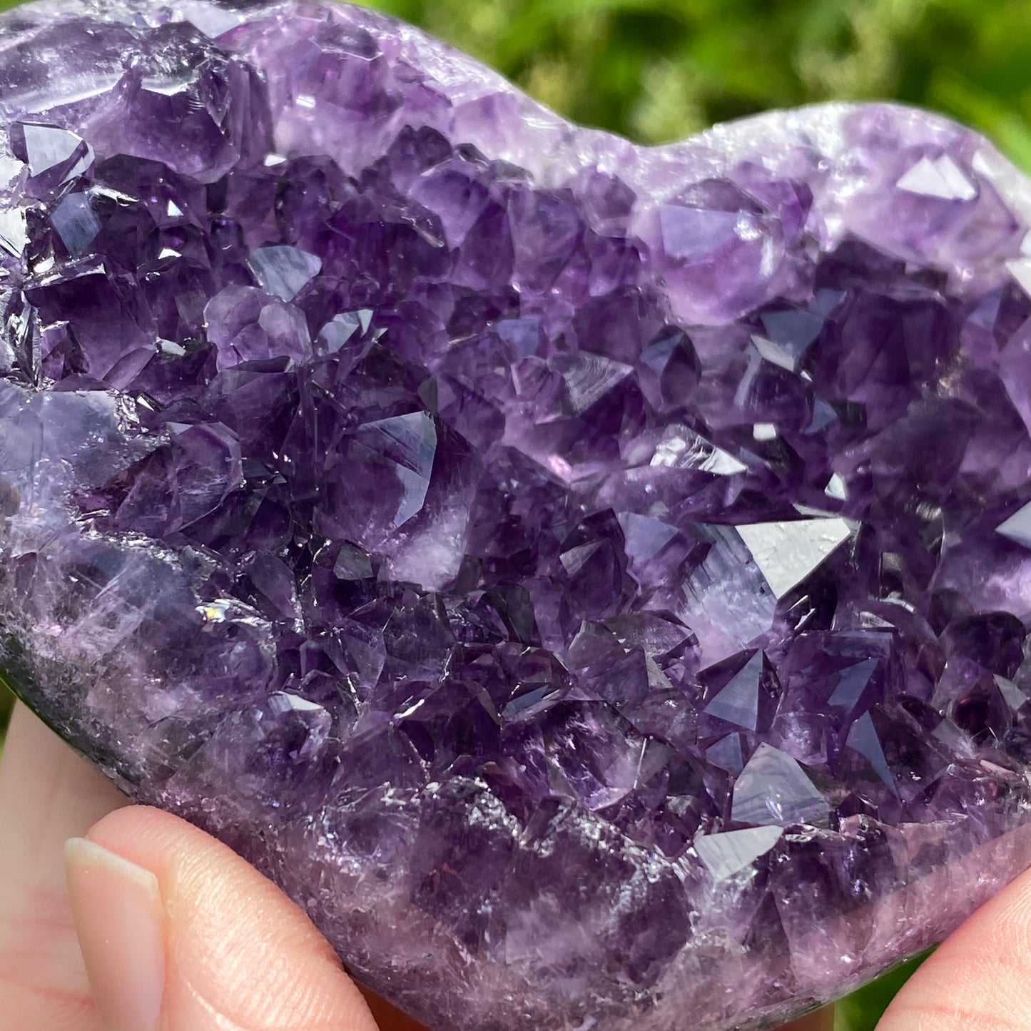 Amethyst Geode Heart, Exact Shown