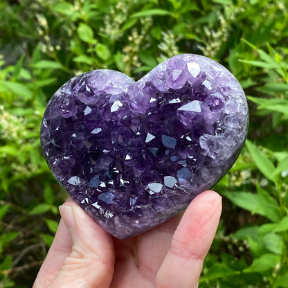Amethyst Geode Heart, Exact Shown
