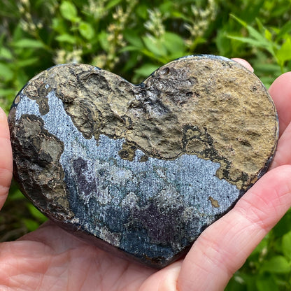 Amethyst Geode Heart, Exact Shown