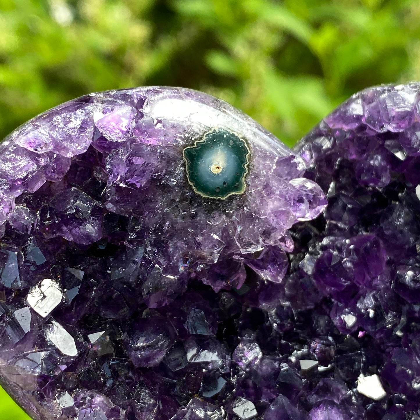 Amethyst Geode Heart, Exact Shown