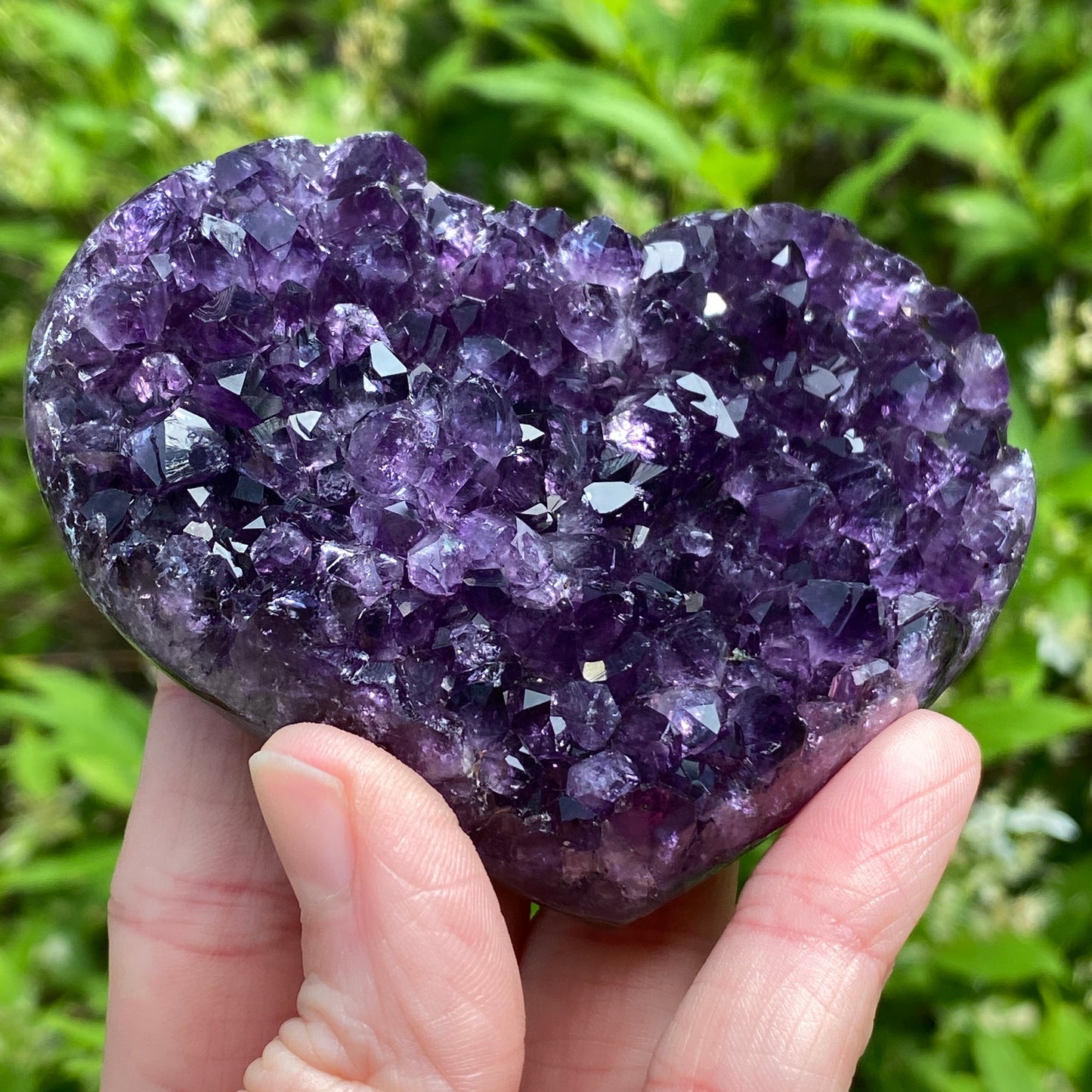 Amethyst Geode Heart, Exact Shown