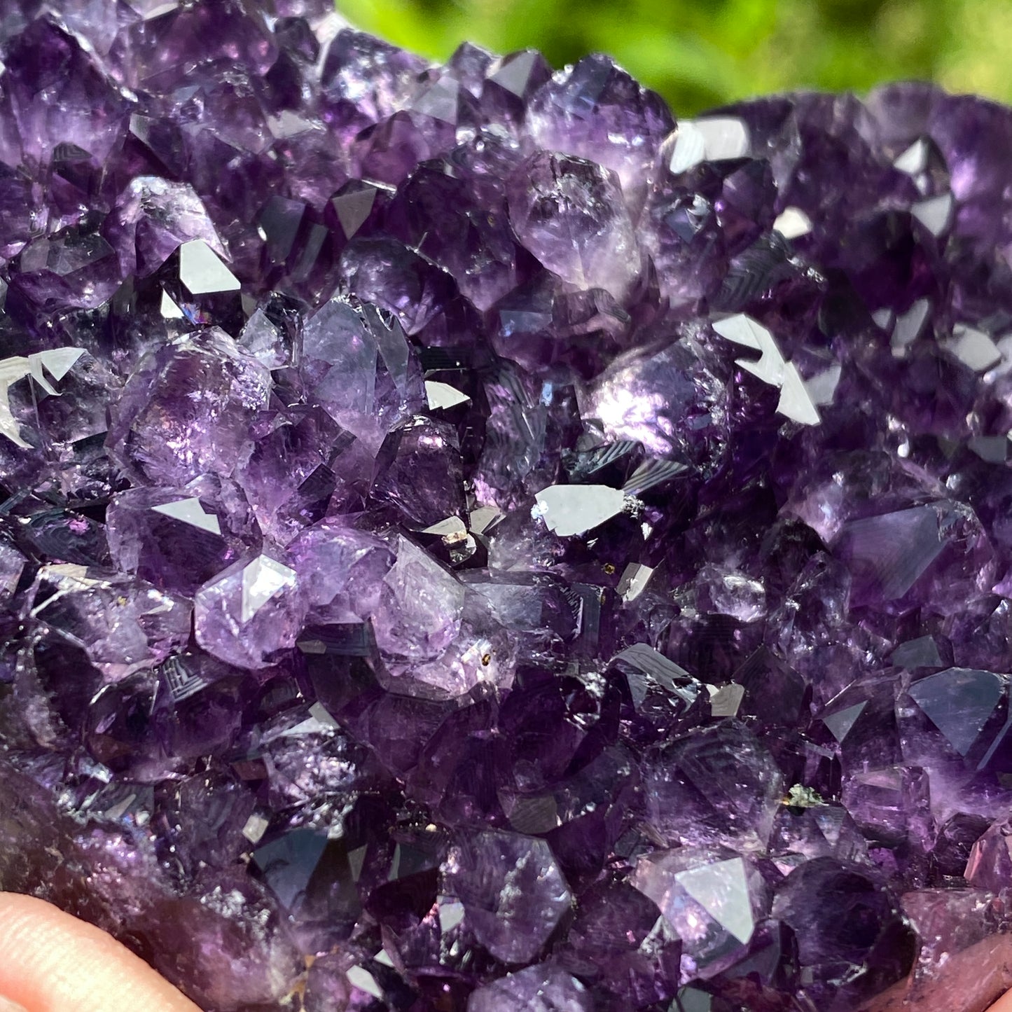 Amethyst Geode Heart, Exact Shown