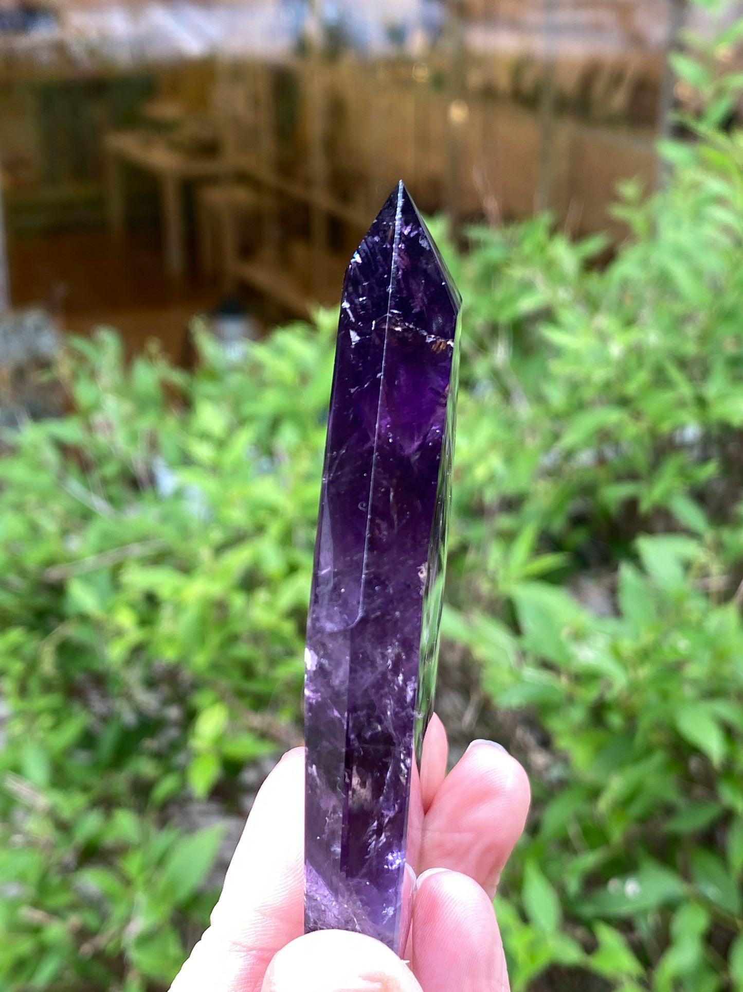 Zoned Amethyst Point Slab