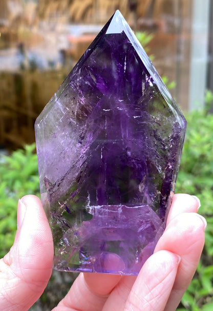 Zoned Amethyst Point Slab