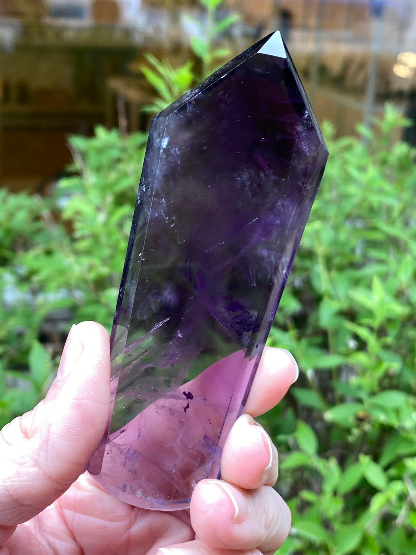 Zoned Phantom Amethyst Point Slab