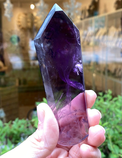 Zoned Phantom Amethyst Point Slab