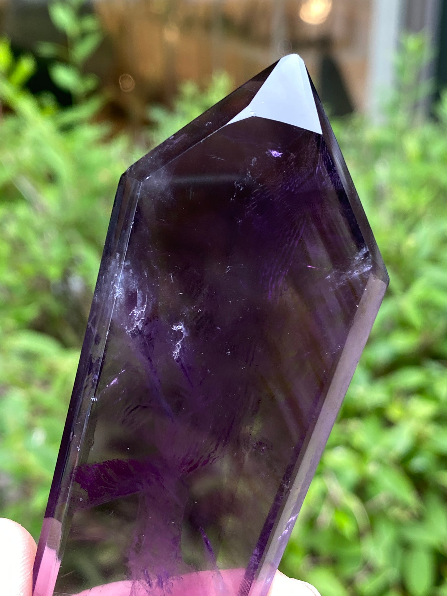 Zoned Phantom Amethyst Point Slab