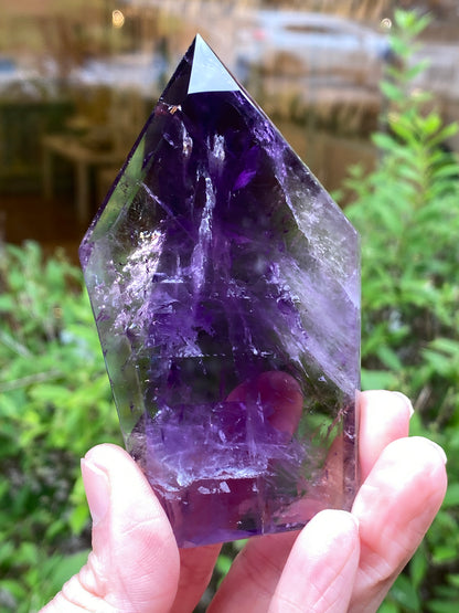 Zoned Amethyst Point Slab