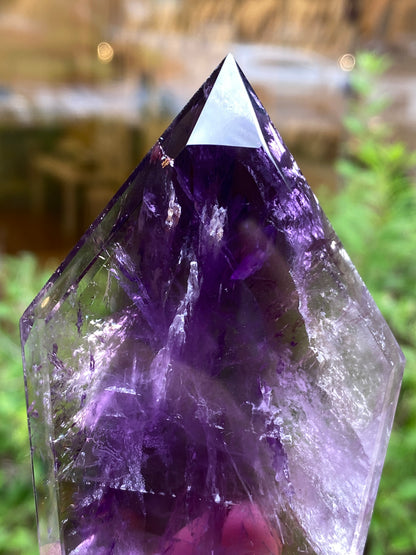 Zoned Amethyst Point Slab