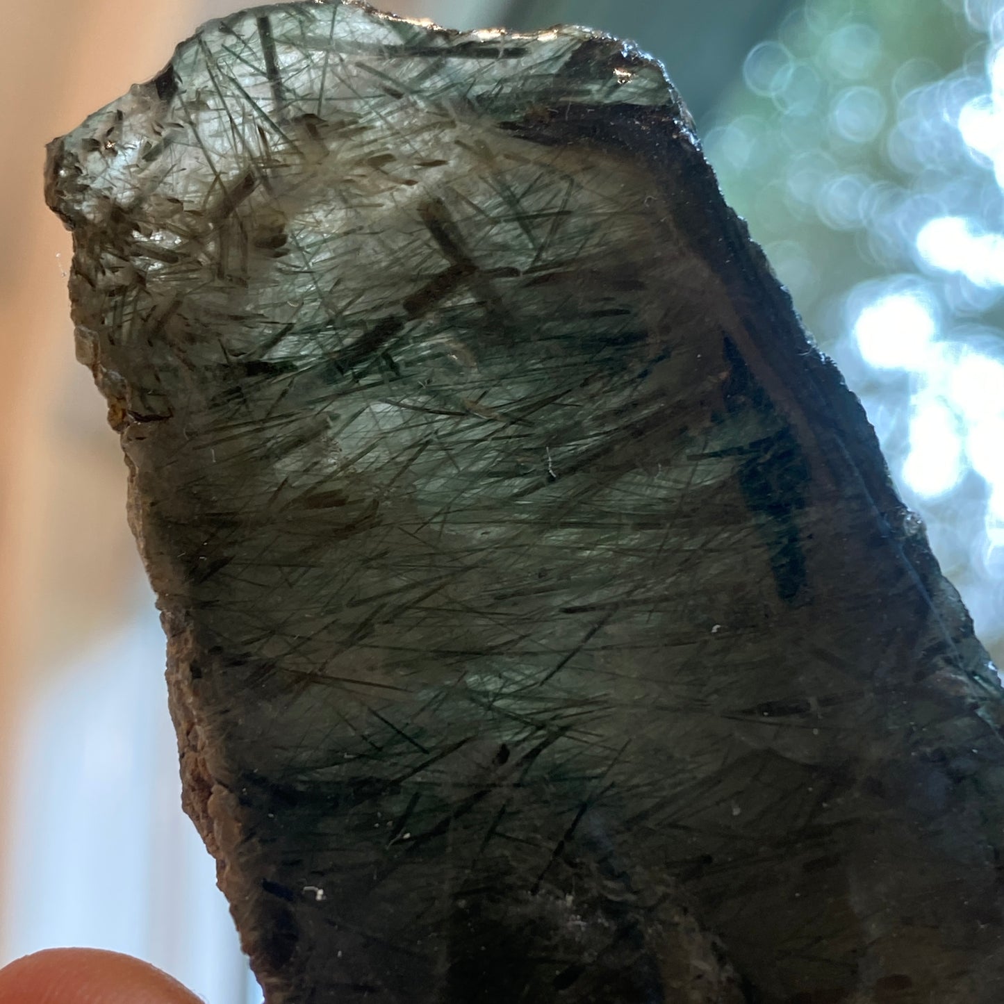 Actinolite in Quartz, Westfield, Massachusetts