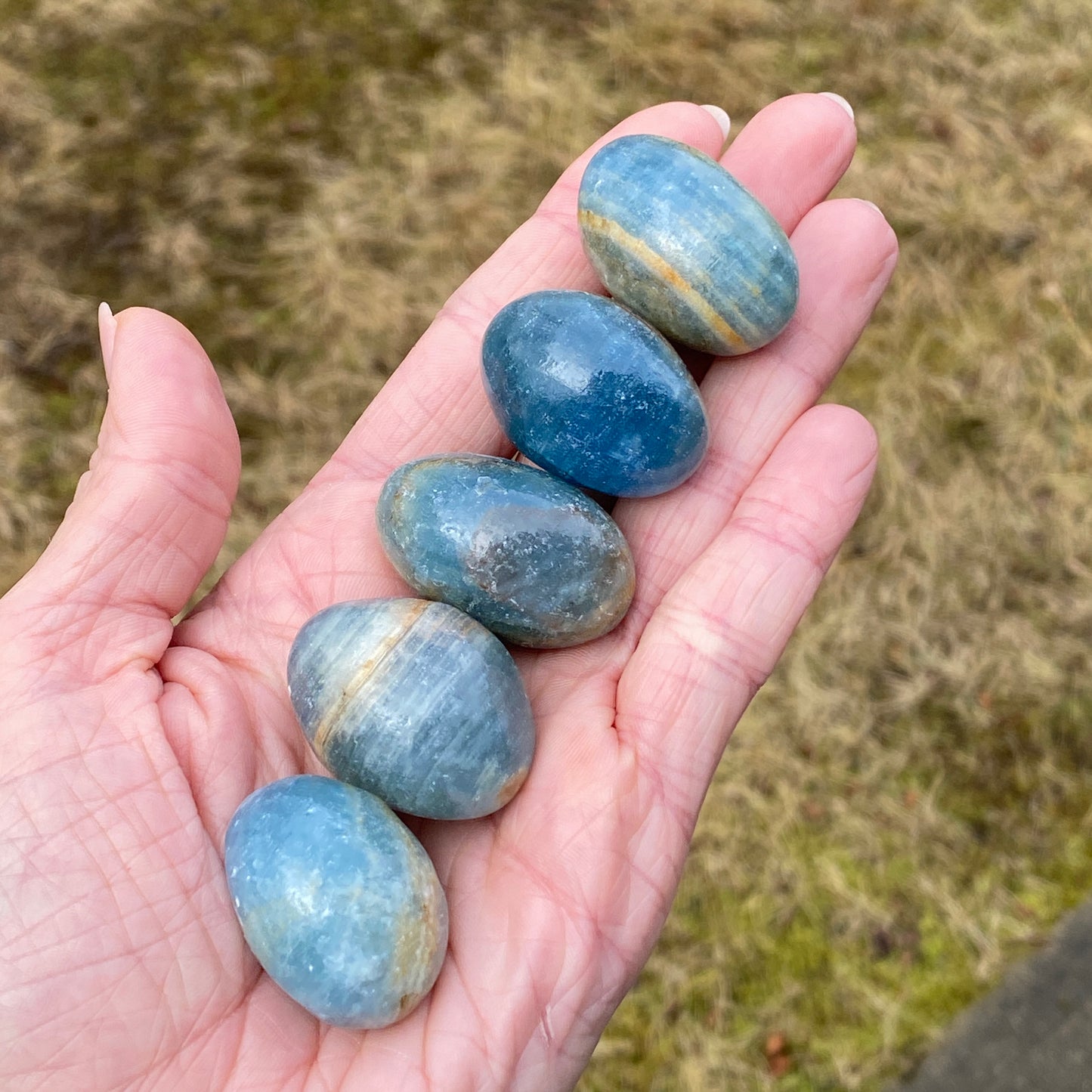 Aquatine Calcite Stone