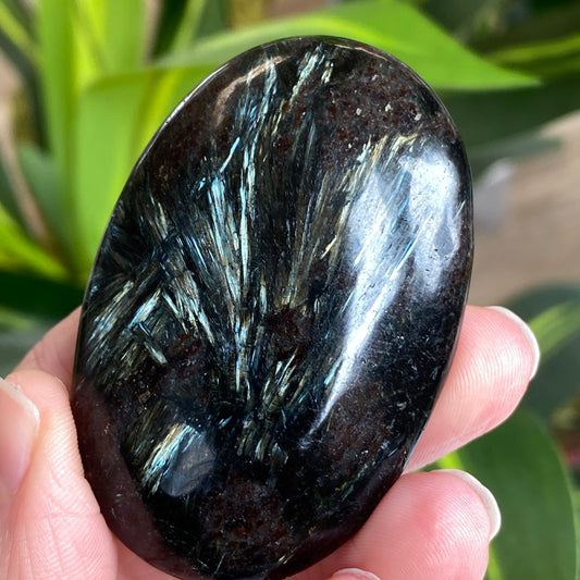 Arfvedsonite Palm Stone