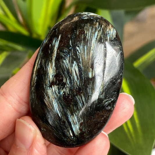 Arfvedsonite Palm Stone