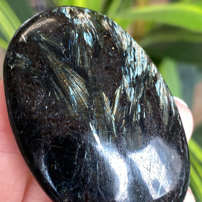 Arfvedsonite Palm Stone