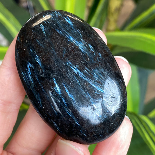 Arfvedsonite Palm Stone