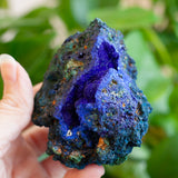 Azurite with Malachite