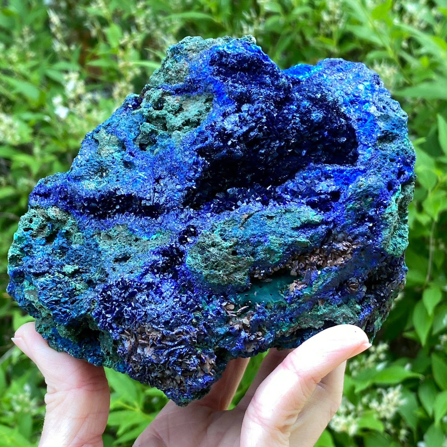Azurite with Malachite, 3lb