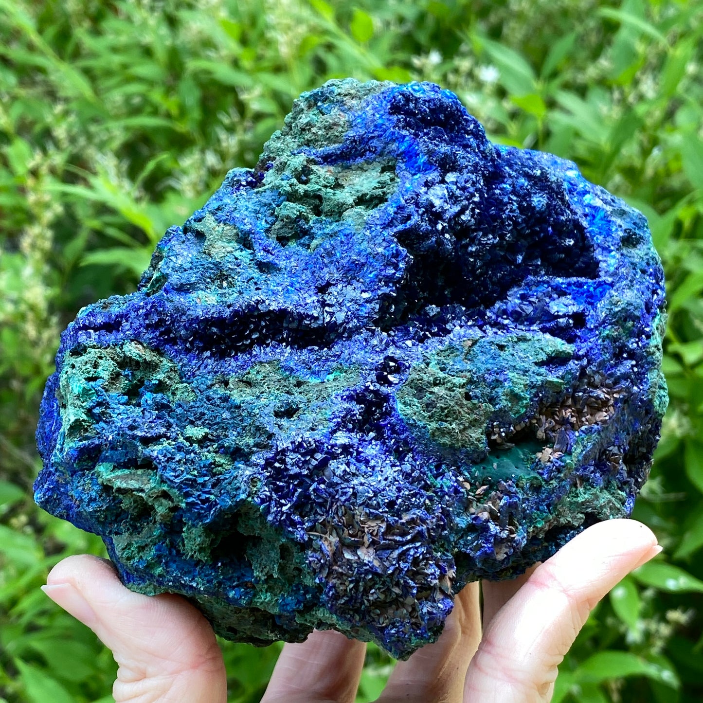 Azurite with Malachite, 3lb