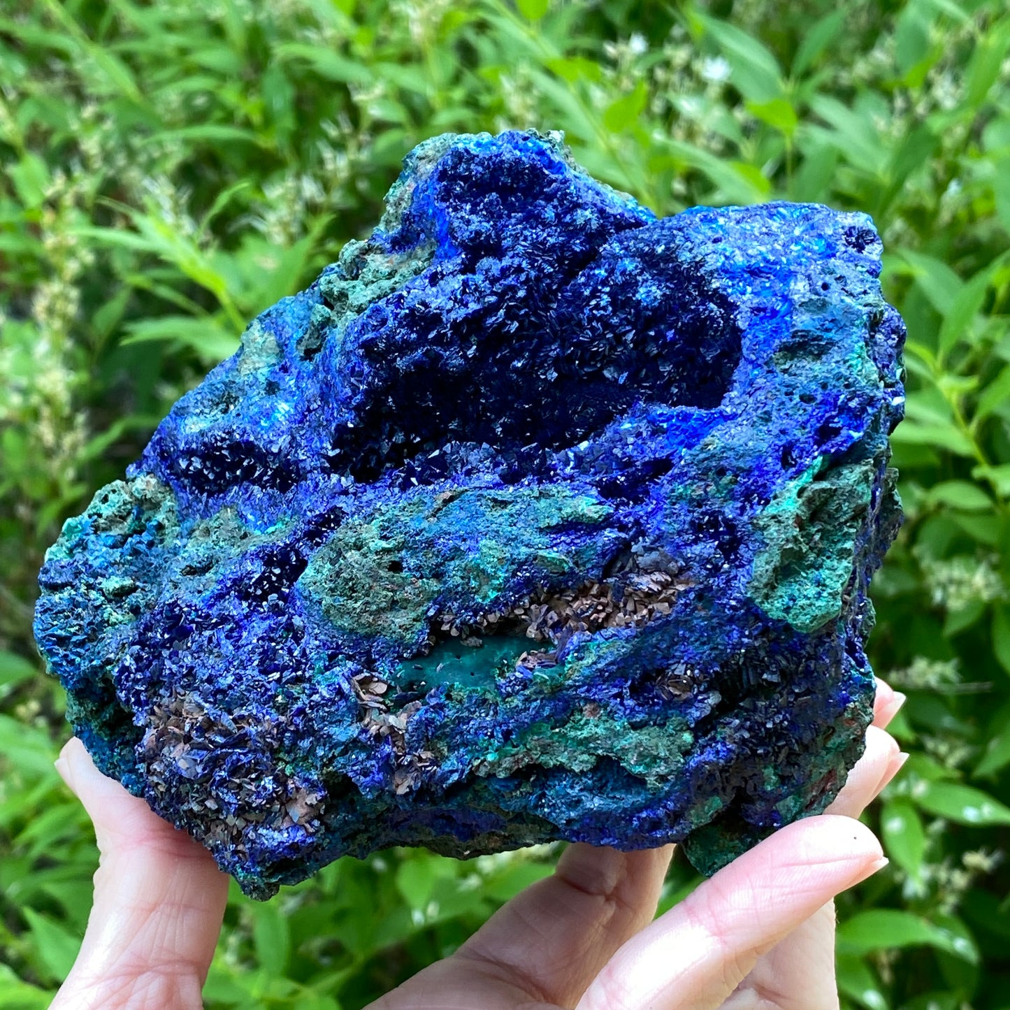 Azurite with Malachite, 3lb