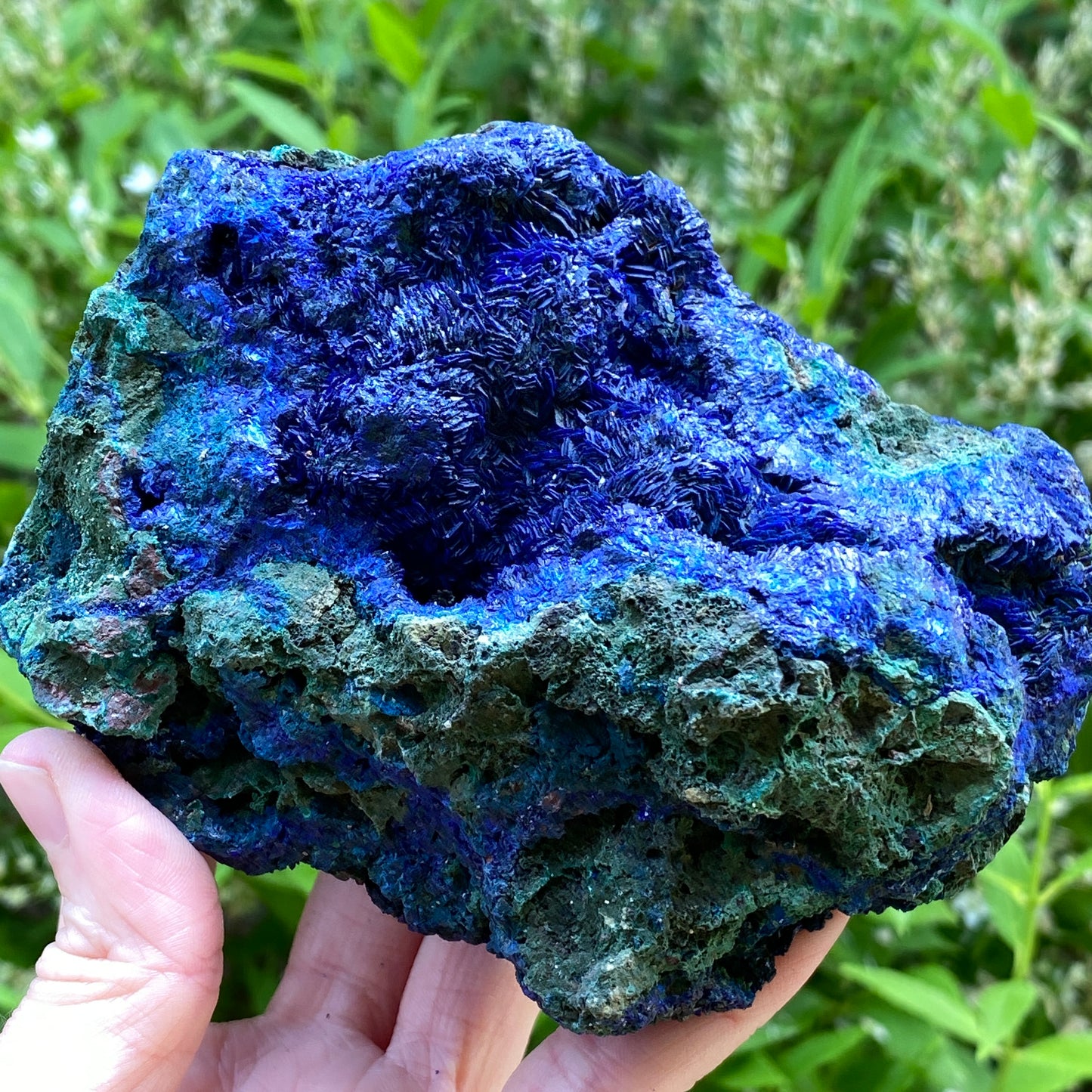 Azurite with Malachite, 3lb